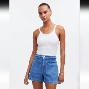 Madewell x Lisa Says Gah! The Denim Emmett Short: Patch Pocket Edition